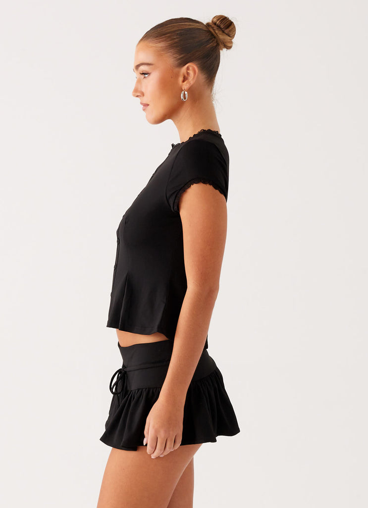 Peppermayo Peppermayo Exclusive - Landon Mini Skort - Black