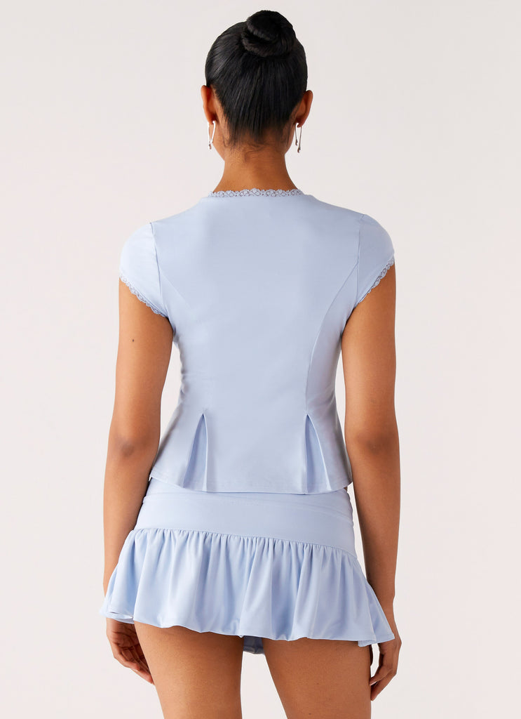 Peppermayo Peppermayo Exclusive - Landon Mini Skort - Blue