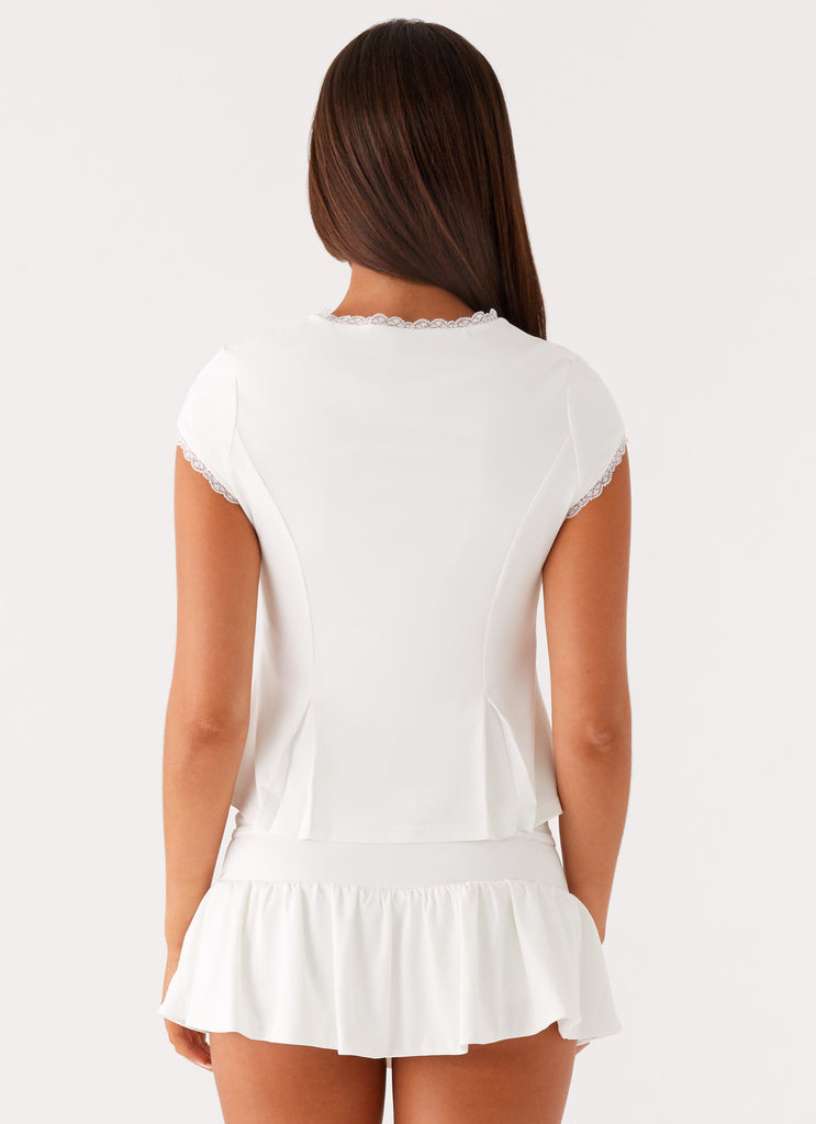 Peppermayo Peppermayo Exclusive - Landon Mini Skort - White