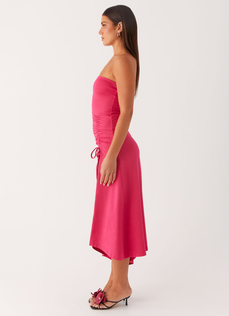 Peppermayo Peppermayo Exclusive - Laoise Midi Dress - Hot Pink