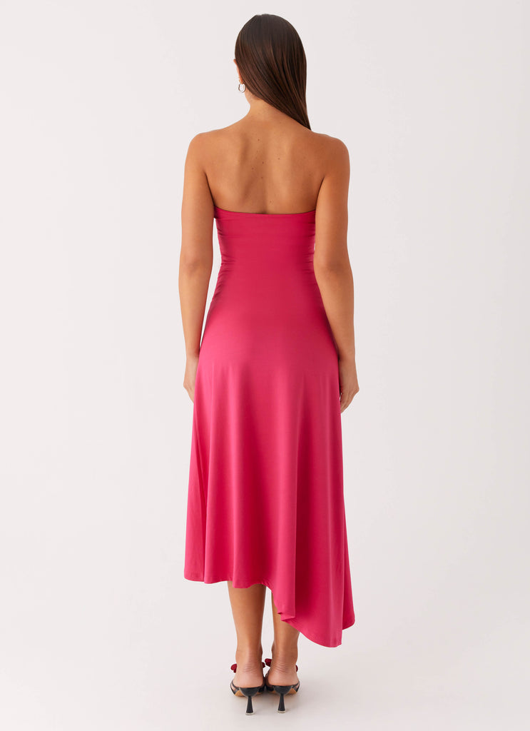 Peppermayo Peppermayo Exclusive - Laoise Midi Dress - Hot Pink