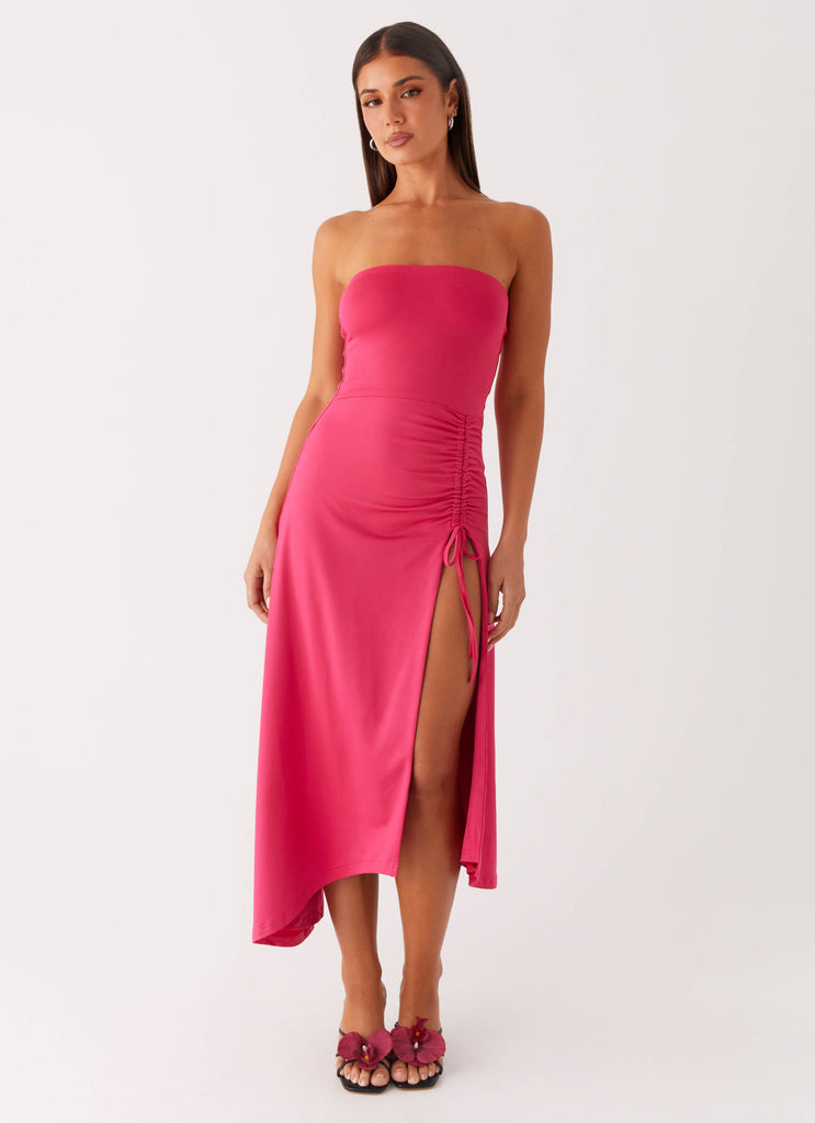 Peppermayo Peppermayo Exclusive - Laoise Midi Dress - Hot Pink
