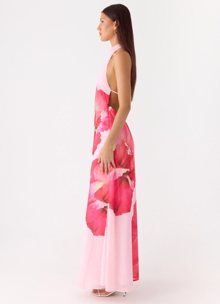 Peppermayo Peppermayo Exclusive - Len Maxi Dress - Pink Floral Spritz