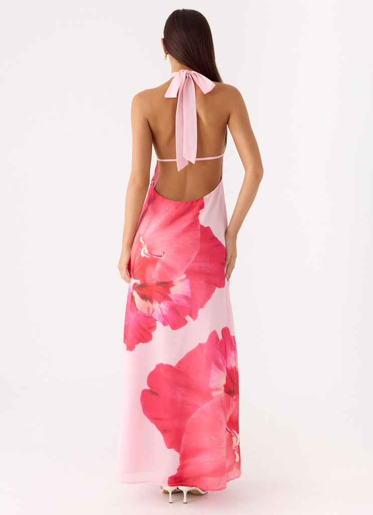 Peppermayo Peppermayo Exclusive - Len Maxi Dress - Pink Floral Spritz