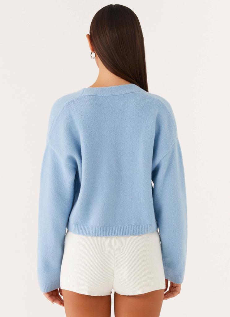 Peppermayo Peppermayo Exclusive - Lenka Oversized Cardigan - Blue