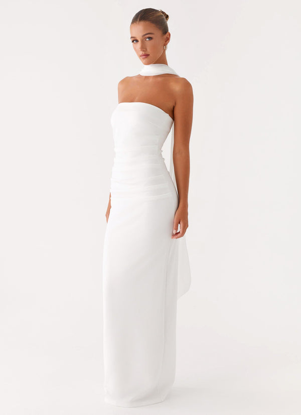 peppermayo Peppermayo Exclusive - Libra Maxi Dress - White