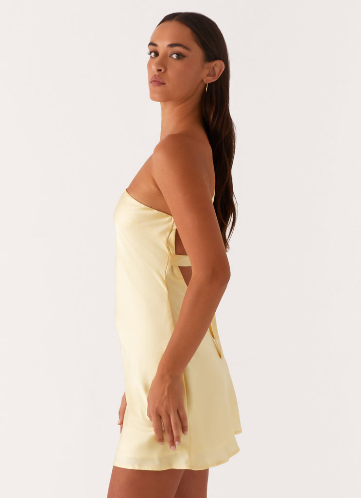 Peppermayo Peppermayo Exclusive - Lights Out Mini Dress - Yellow