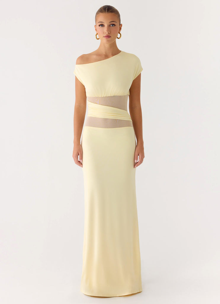 Peppermayo Peppermayo Exclusive - Like Honey Maxi Dress - Butter Yellow