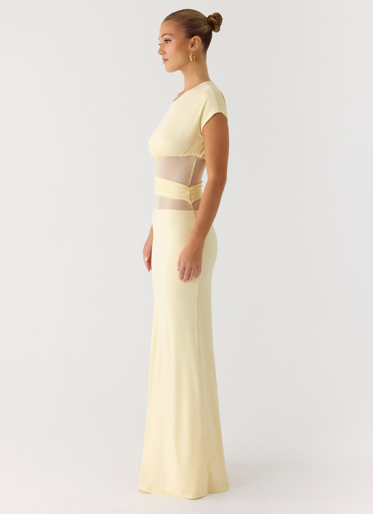 Peppermayo Peppermayo Exclusive - Like Honey Maxi Dress - Butter Yellow