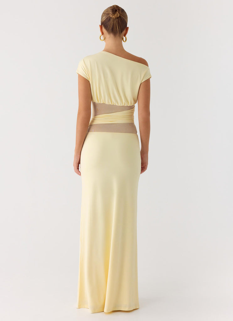 Peppermayo Peppermayo Exclusive - Like Honey Maxi Dress - Butter Yellow
