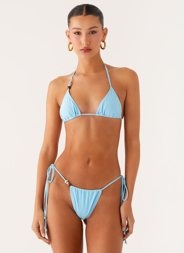 peppermayo Peppermayo Exclusive - Liona Bead Bikini Bottoms - Turquoise