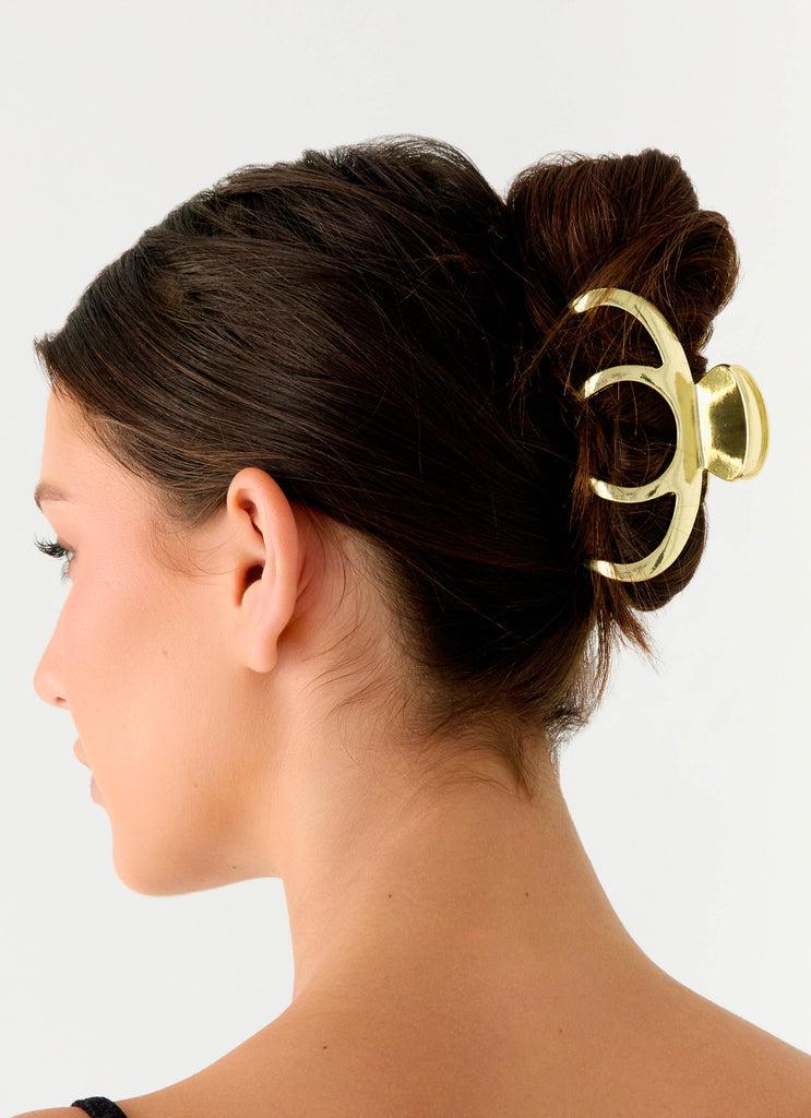 Peppermayo Peppermayo Exclusive - Liquid Gold Claw Clip - Gold