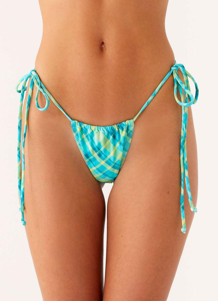 Peppermayo Peppermayo Exclusive - Lissy Bikini Bottoms - Green Check