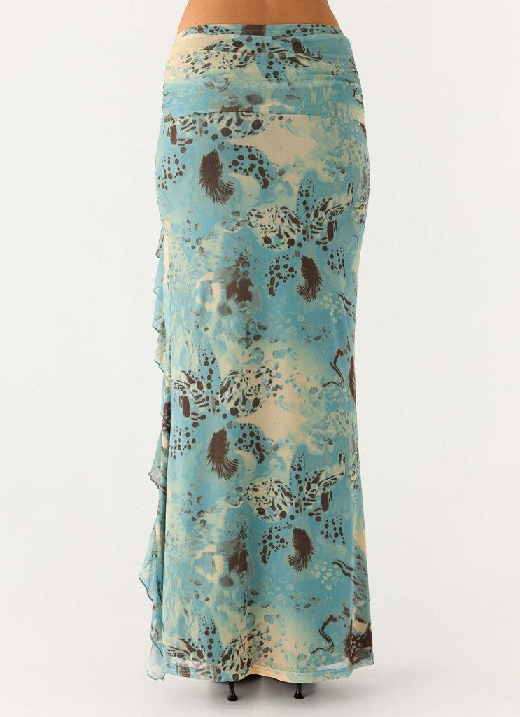 Peppermayo Peppermayo Exclusive - Lloyd Maxi Skirt - Aqua Blur