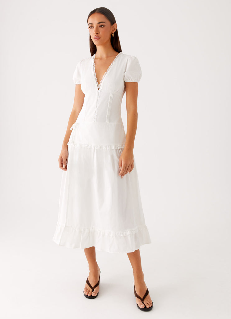 Peppermayo Peppermayo Exclusive - London Midi Dress - White