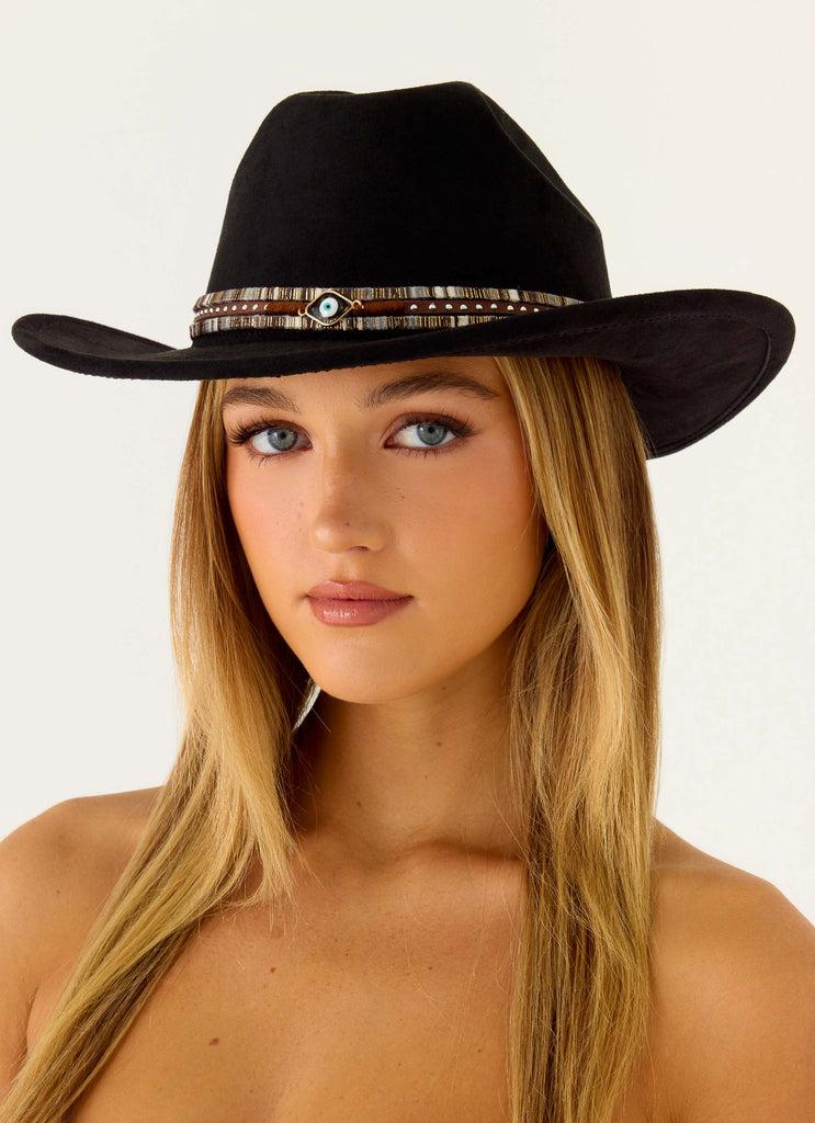 Peppermayo Peppermayo Exclusive - Lone Star Cowboy Hat - Black