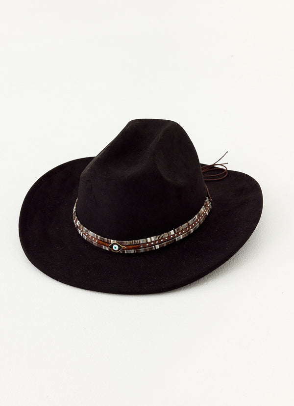 peppermayo Peppermayo Exclusive - Lone Star Cowboy Hat - Black peppermayo Peppermayo Exclusive - Lone Star Cowboy Hat - Black