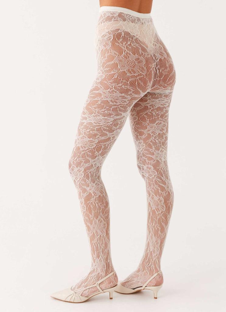 Peppermayo Peppermayo Exclusive - Lorena Stockings - White