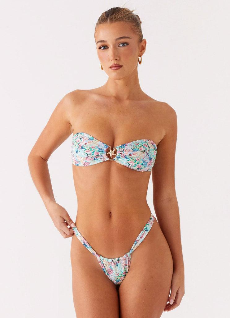 Peppermayo Peppermayo Exclusive - Lory Strapless Bikini Top - Santorini Floral