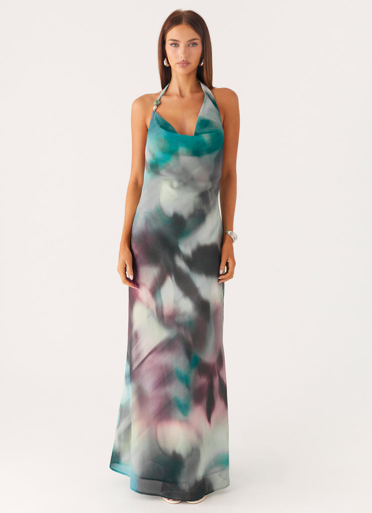 Peppermayo Peppermayo Exclusive - Lost At Sea Maxi Dress - Sea Splash