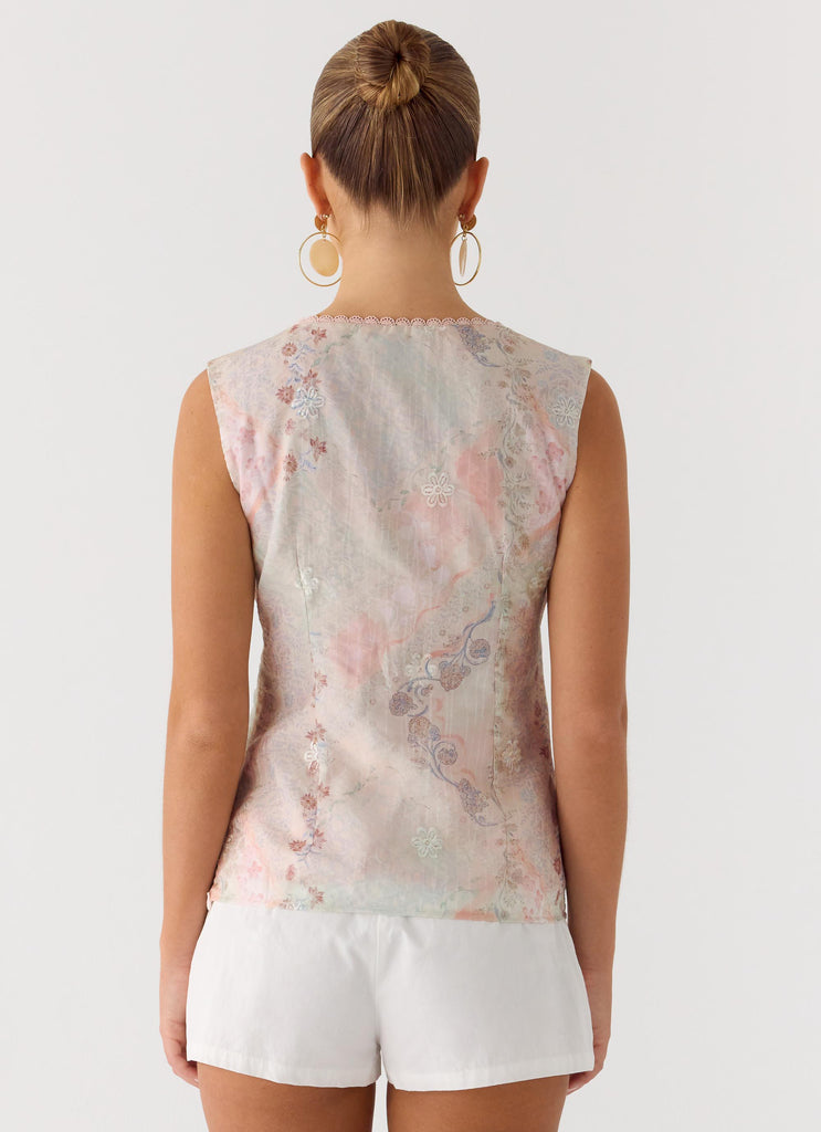 Peppermayo Peppermayo Exclusive - Lost In Love Top - Mystic Paisley