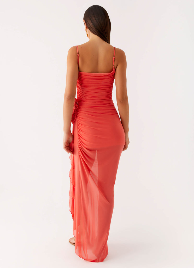 Peppermayo Peppermayo Exclusive - Louana Maxi Dress - Coral