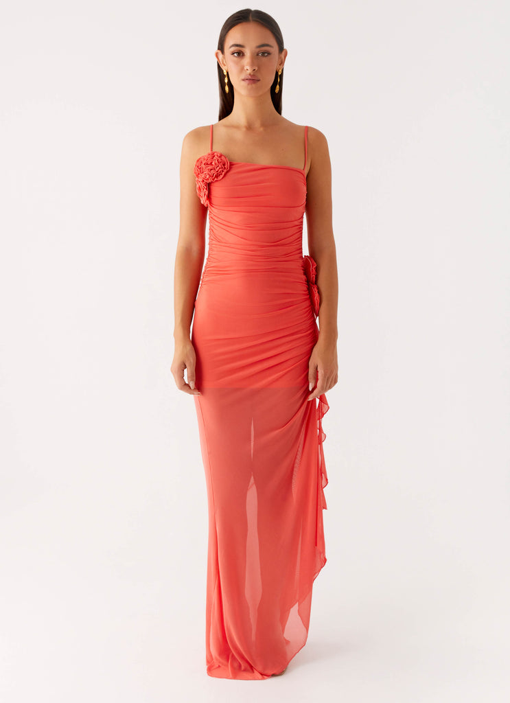 Peppermayo Peppermayo Exclusive - Louana Maxi Dress - Coral