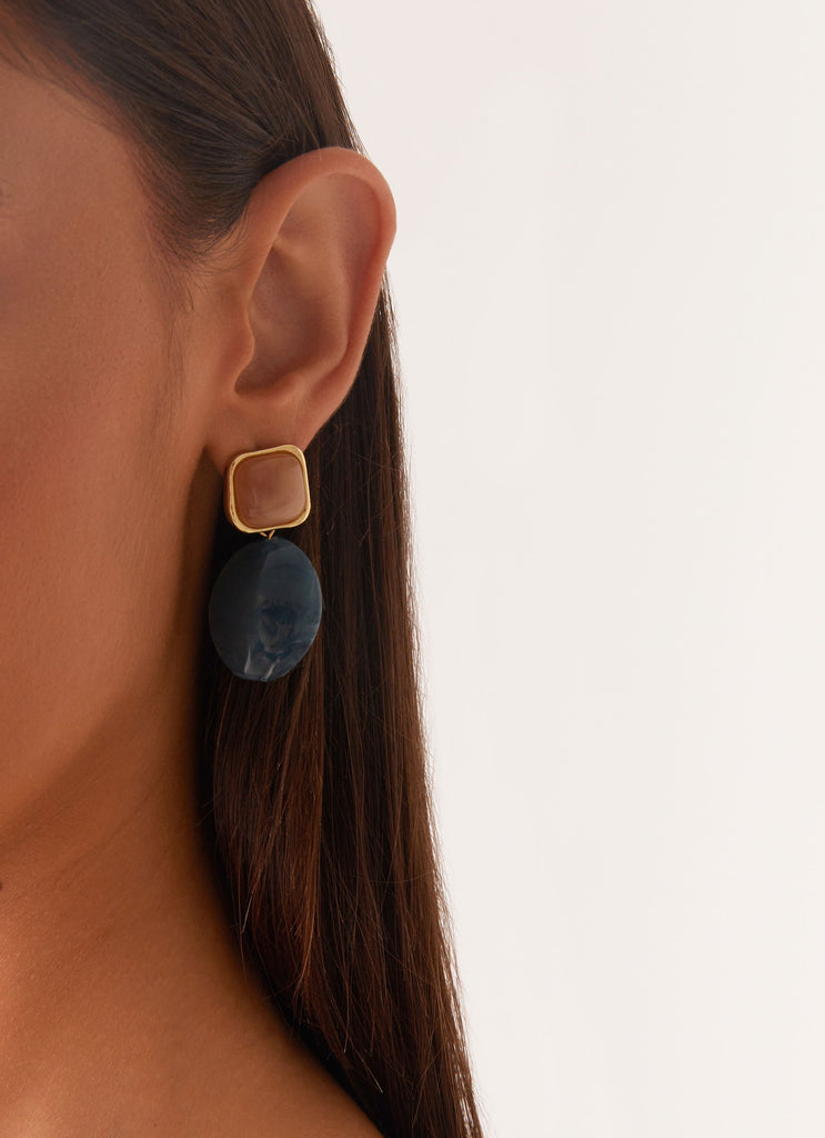 Peppermayo Peppermayo Exclusive - Louie Earrings - Blue