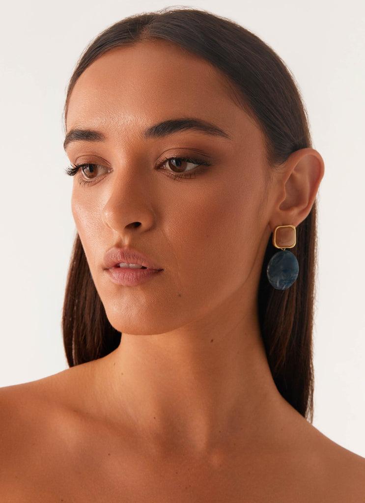 Peppermayo Peppermayo Exclusive - Louie Earrings - Blue