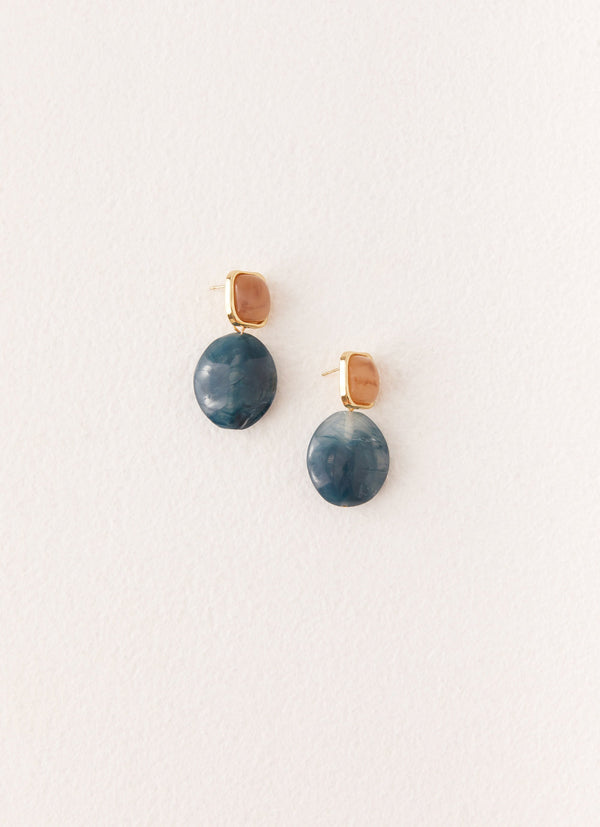 peppermayo Peppermayo Exclusive - Louie Earrings - Blue