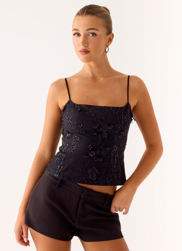 peppermayo Peppermayo Exclusive - Love Me Hard Top - Black