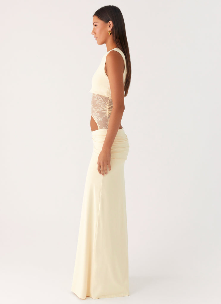 Peppermayo Peppermayo Exclusive - Love Motion Maxi Dress - Lemon