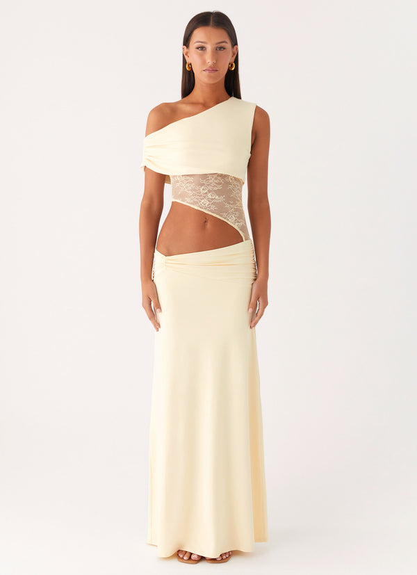 peppermayo Peppermayo Exclusive - Love Motion Maxi Dress - Lemon
