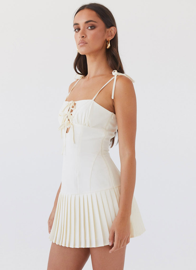Peppermayo Peppermayo Exclusive - Love Seeker Corset Mini Dress - Ivory