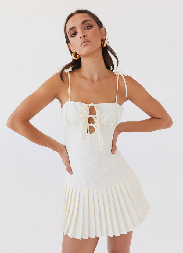 peppermayo Peppermayo Exclusive - Love Seeker Corset Mini Dress - Ivory
