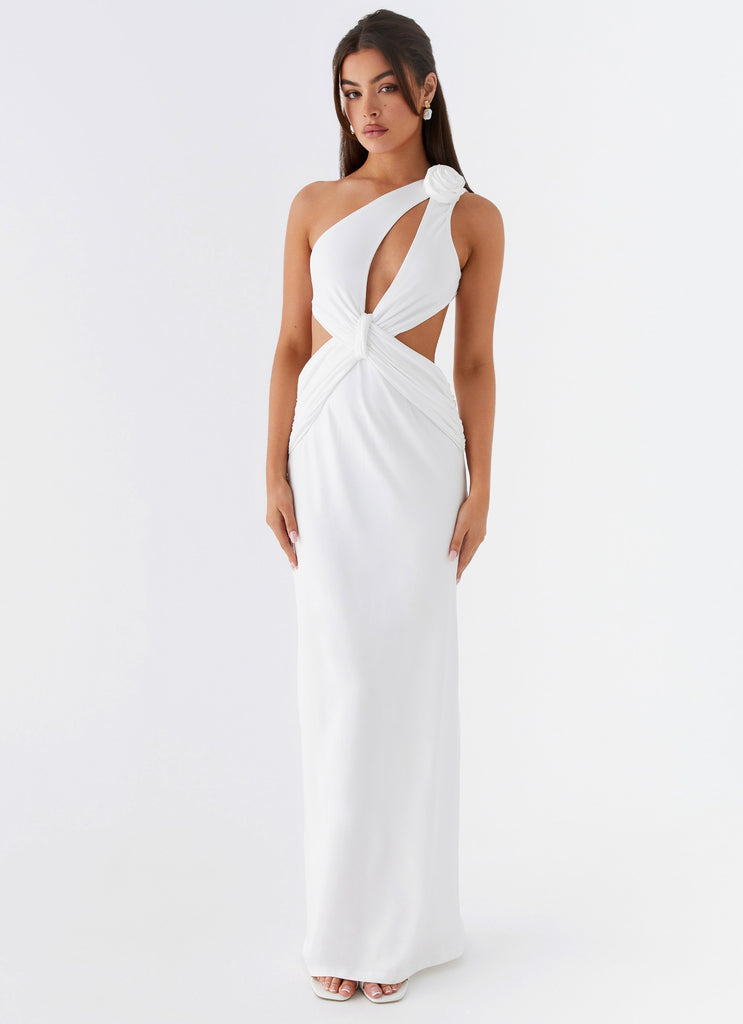 Peppermayo Peppermayo Exclusive - Lovesome Rosa Maxi Dress - White
