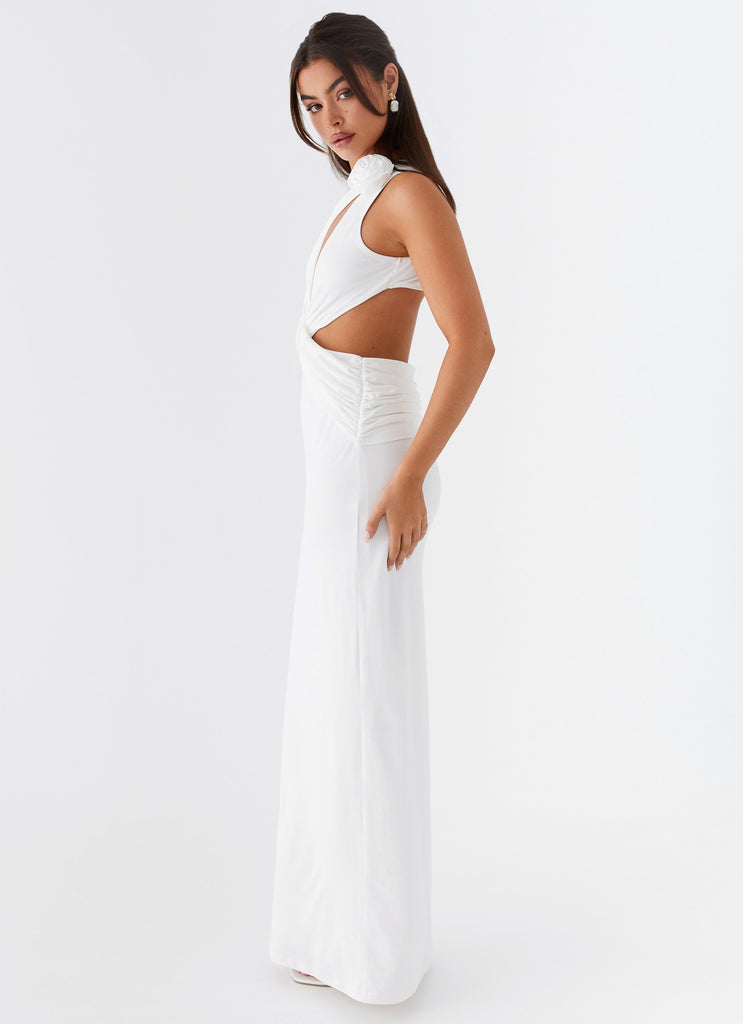 Peppermayo Peppermayo Exclusive - Lovesome Rosa Maxi Dress - White