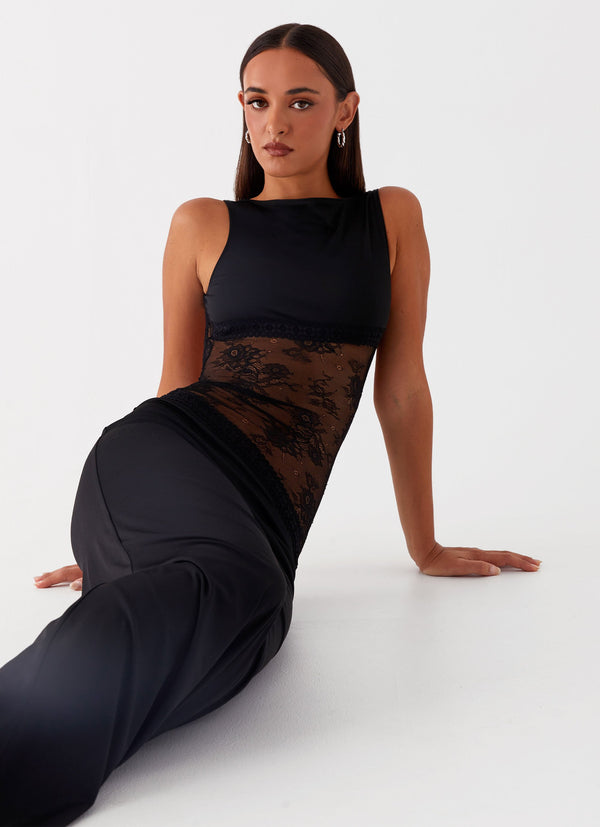 peppermayo Peppermayo Exclusive - Lucinda Maxi Dress - Black