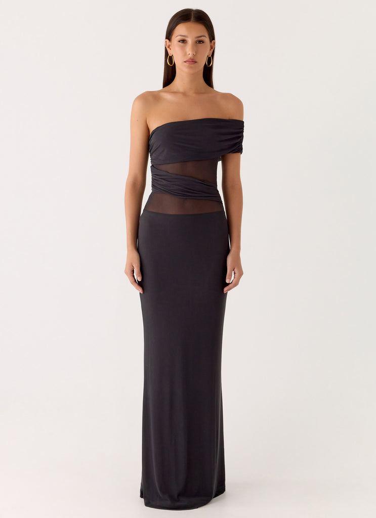Peppermayo Peppermayo Exclusive - Lumi Maxi Dress - Dark Grey