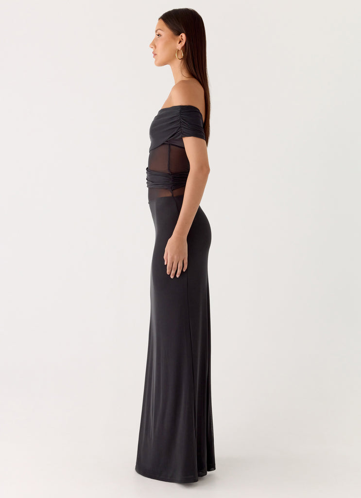 Peppermayo Peppermayo Exclusive - Lumi Maxi Dress - Dark Grey