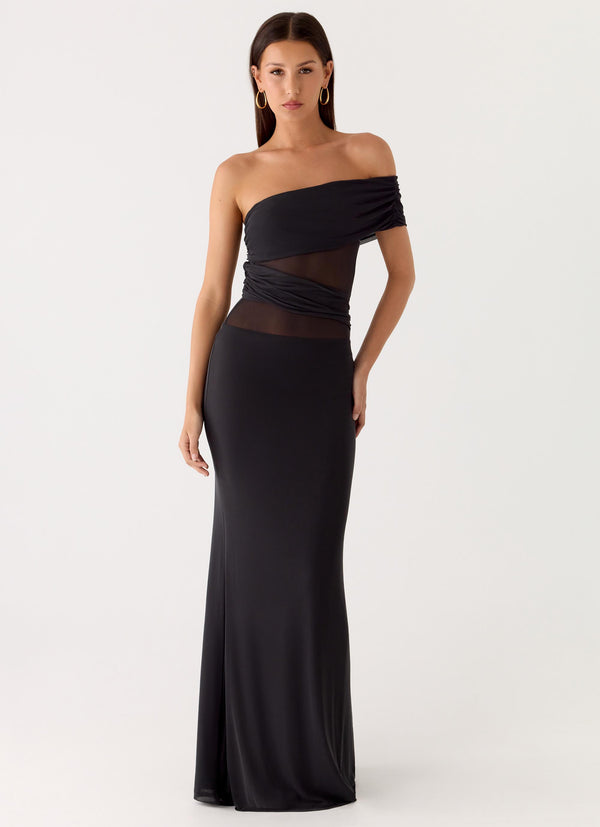 peppermayo Peppermayo Exclusive - Lumi Maxi Dress - Dark Grey