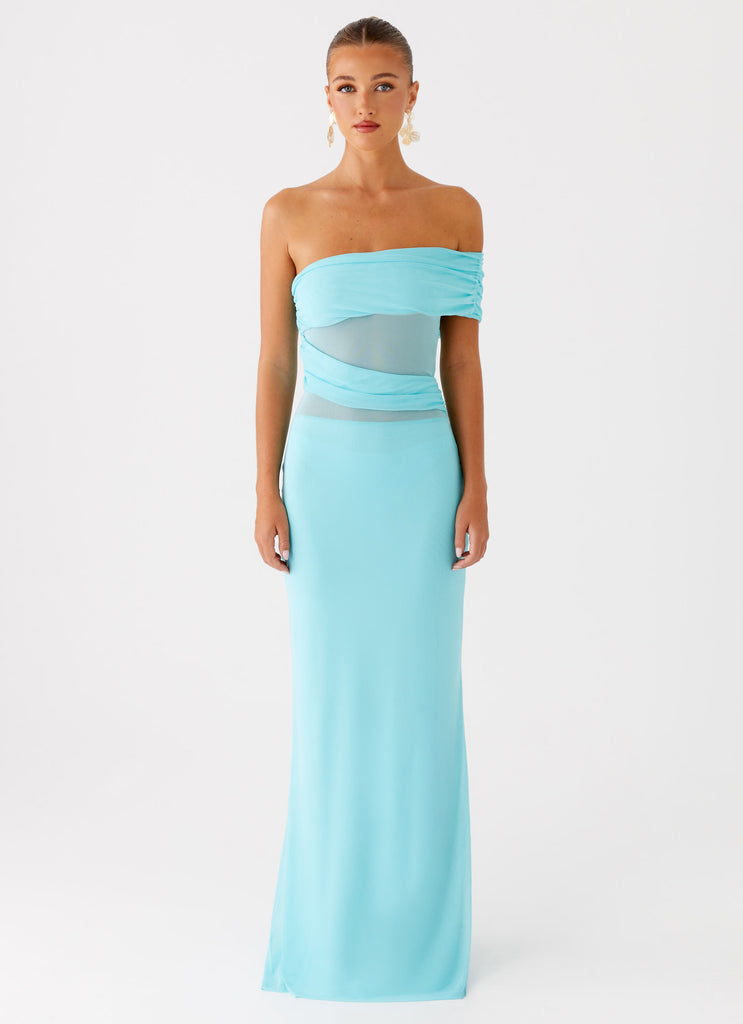 Peppermayo Peppermayo Exclusive - Lumi Maxi Dress - Turquoise