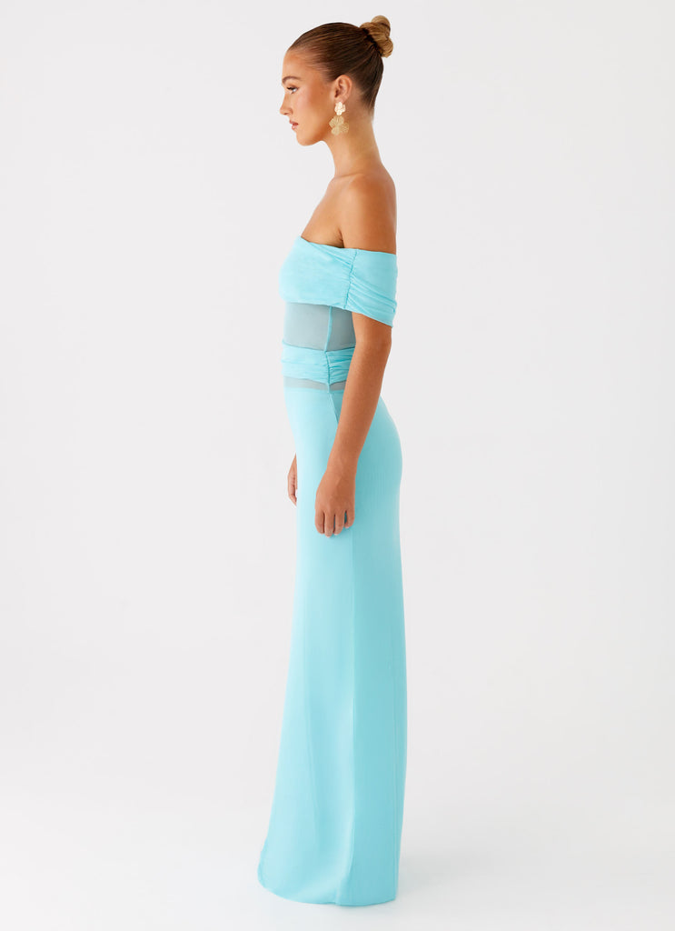 Peppermayo Peppermayo Exclusive - Lumi Maxi Dress - Turquoise