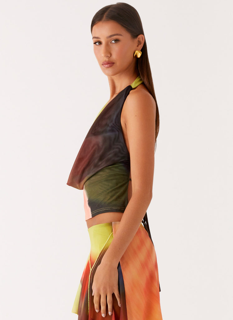 Peppermayo Peppermayo Exclusive - Lustra Cowl Top - Moody Floral