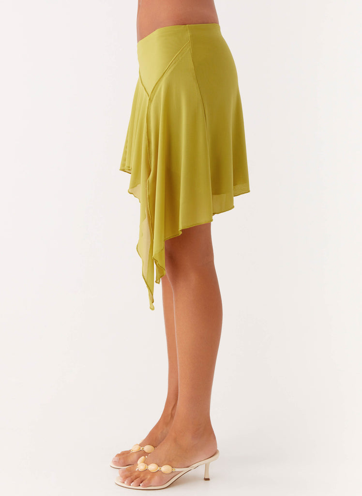 Peppermayo Peppermayo Exclusive - Lustra Mini Skirt - Lime