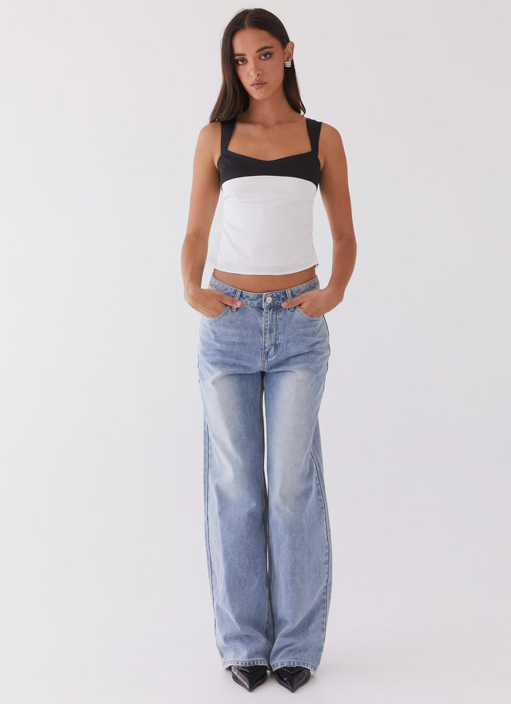 Peppermayo Peppermayo Exclusive - Lylah Satin Top - Noir Pearl
