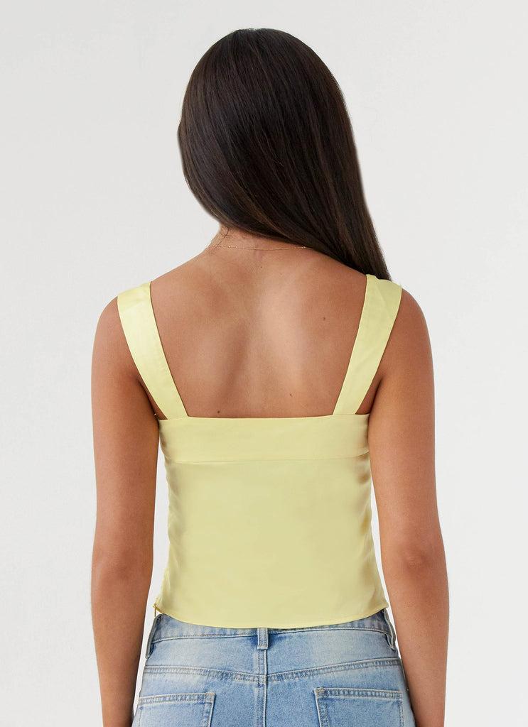 Peppermayo Peppermayo Exclusive - Lylah Satin Top - Yellow