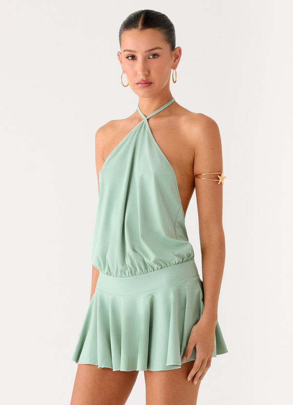 peppermayo Peppermayo Exclusive - Mable Mini Dress - Green