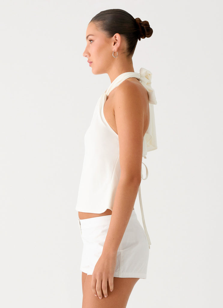 Peppermayo Peppermayo Exclusive - Maddox Scarf Top - White