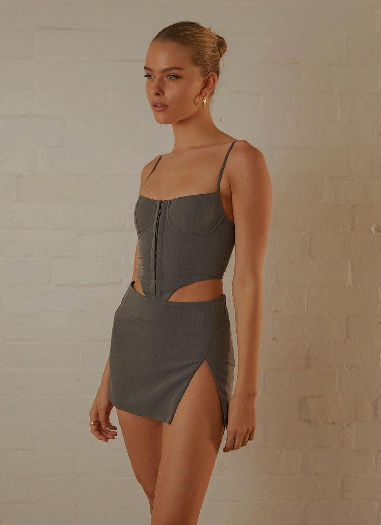 Peppermayo Peppermayo Exclusive - Maggie Bustier - Charcoal